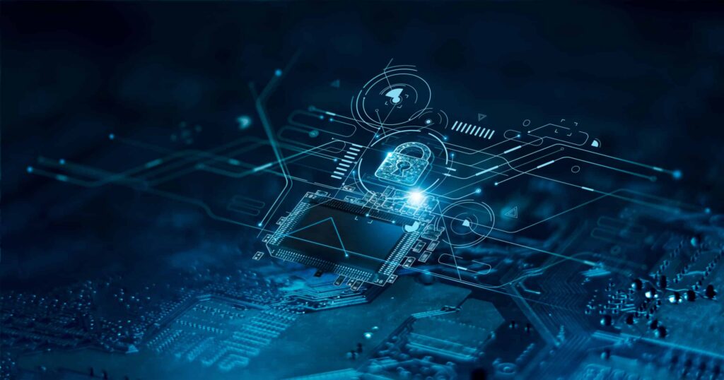 Satellite and digital systems visualization representing space-based communications or monitoring technologies.