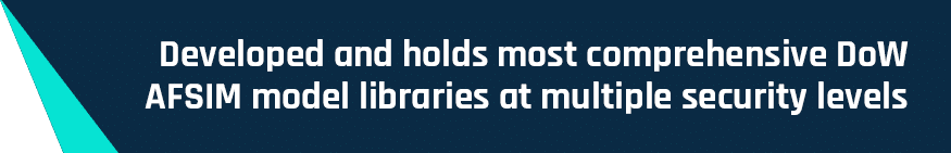 AFSIM model library capabilities graphic.