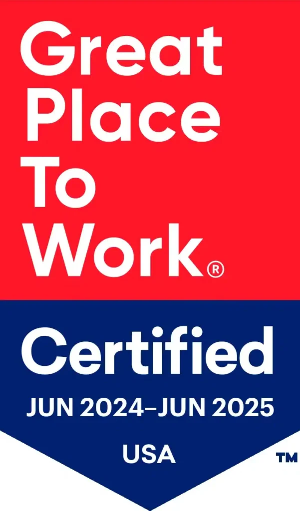 Great Places to Work - Certified Jun 2024 - Jun 2025