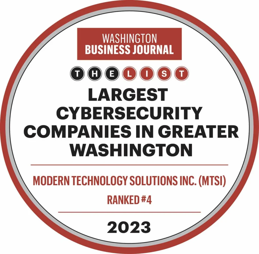 Largest Cybersecurity Companies In Greater Washington (#4) - 2023