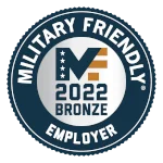 Military Friendly Employer - 2022 Bronze